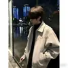 Chaqueta de solapa de trabajo de moda para hombre 2026 Otoño Nuevo Estilo Retro Japonés Holgada Moderna Informal Ropa exterior para hombre