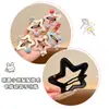 Pinzas para el pelo de oso y estrella para niñas, lindas pinzas BB para niñas pequeñas, pasadores dulces de dopamina para el costado, accesorios para el cabello