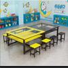 Tutoría de mesa de pintura para estudiantes de primaria Tutoría de caligrafía para niños Arte Jardín de infancia Mesa de estudio Curso de formación Escritorio y silla