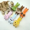 Brinquedo para Gato Posição Deitado Boneca de Pelúcia Brinquedo para Gato com Erva-de-Gato e Papel Amassado para Divertir Gatos, Suprimentos para Animais de Estimação de Autoentretenimento