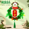 Festival do Barco-Dragão Pingente de Zongzi Design Criativo de Desenho Animado Kit de Material DIY Feito à Mão Decoração Pendente para Jardim de Infância de Crianças Pequeno Presente
