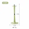 Cubo de Almacenamiento de Utensilios de Cocina Prehecho Estante Giratorio de Acero Inoxidable para Guardar Espátulas y Cucharas Estante de Almacenamiento con Gancho sin Perforación