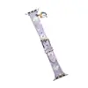 Adecuado para Apple S10 Watch con Cuero de Unicornio Arcoíris Applewatch9S8 Estampado My Little Pony 42 mm
