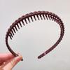 Accesorios para el cabello de celebridad de Internet diadema trenzada retorcida tejida esmerilada colorida simple horquilla para presionar el cabello elegante estilo coreano hebilla para la cabeza para lavarse la cara