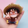 One Piece Luffy Chopper Zoro Sanji Llavero con Figura Anime Modelo Colgante Venta Caliente Regalo Transfronterizo