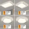 2026 Novo Modelo Cinza Prata Luz Principal para Sala de Estar, Luminária de Teto Elegante, Luz para Quarto, Pacote de Iluminação para Hall de Proteção aos Olhos