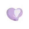 Pintura Acrílica Corazón Cuentas Sueltas Cuentas con Agujero Cadena para Teléfono Móvil Llavero Collar Joyería DIY Accesorios para Bolsas Venta al por Mayor