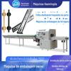 Máquina de embalagem de trilho deslizante tubo de alumínio tubo de aço inoxidável ensacamento automático Packer metal máquina de embalagem de travesseiro de alumínio