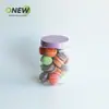 Pote Selado para Alimentos 510ml Calibre 75 Garrafa Plástica Transparente Pote com Embalagem Fácil de Abrir Chá Aromatizado Biscoito Pote Plástico