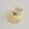 Sombrero de Bebé Otoño Corea del Sur Estilo Nuevo Lindo Dibujo Animado Protector Solar Exterior Ala Ancha Sombrero de Copa Abierta Sombrero con Protección Solar para Bebé
