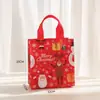 Bolsas de Regalo de Navidad Nuevas Transfronterizas Tela No Tejida Bolsas de Empaque para Regalos de Fiesta Dibujos Animados Al Por Mayor En Stock Bolsas de Regalo de Navidad