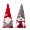 Decoração de Natal nova transfronteiriça suprimentos bolso chapéu pontudo boneco sem rosto boneca Vermelho Rudolf ornamentos de anão