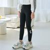 Calças de tubarão para meninas primavera desgaste externo fino médio e grande Crianças Primavera e Outono leggings do que calças de alta elasticidade emagrecimento Barbie calças