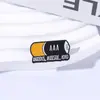 Insignia metálica creativa con forma de pila AAA, broche personalizado con temática de ansiedad, autismo, TDAH