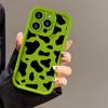 Patrón de Vaca Adecuado para Funda de Teléfono iPhone 17 Pro Max 17 Apple 16 Mate 14/15 Premium 11 Agujero Fino XS