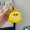 Chaveiro de Elfo de Pelúcia Colorido em Alta no Tiktok Fofo Desenho Animado Bola de Carvão Boneca Pingente Acessório de Bolsa para Mulheres