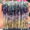 Suministro directo de fábrica cuentas pequeñas de corte cristalino degradado accesorios para joyería DIY cuentas redondas facetadas productos semiacabados venta al por mayor