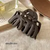 Grampo de Cabelo Grande Estilo Ins Simples Moda Coreana para Meninas, Piranha Elegante Retrô para a Parte de Trás da Cabeça