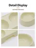 Atacado Tigela Dupla para Pet Tigela para Gato Tigela Dupla para Pet Prato para Gato Cor Doce Tigela de Alimentação para Pet Tigela para Pet Cor Macaron