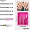 Cabezal de lijado para arte de uñas máquina pulidora y lijadora removedora de esmalte de uñas taladro universal cabeza de molienda de maíz cerámica traje de 6 piezas