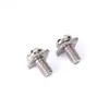 Tornillo de combinación de dos piezas con cabeza redonda y ranura Phillips, arandela cuadrada, bloque de terminales de tornillo, perno de tornillo, juego completo de accesorios, venta al por mayor