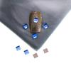 Azul Claro LZ Celebridad de Internet Explosivo Plano Forma Especial Arte de Uñas Color Mágico Punta del Dedo Joyería de Diamantes Mixto Funda de Teléfono Móvil Accesorios Decorativos