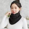 Bufanda de felpa cálida de invierno para mujer, estilo Ins, de gran valor, con protección facial, para estudiantes, bonita y combinable con todo.