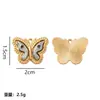 Songjin trébol de cuatro hojas en forma de corazón, cola de pez, ginkgo, mariposa bases accesorios para pendientes DIY hechos a mano y accesorios de joyería al por mayor