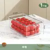 Caja de Almacenamiento para Refrigerador Apilable Cocina Gran Capacidad Caja de Almacenamiento para Frutas y Verduras Cajón Crisper Caja de Almacenamiento para Refrigerador con Tapa