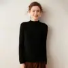 Suéter de Cachemira para Mujer, Estilo Suave y Casual, Cuello Alto Parcial, Tejido de Punto, Nuevo Otoño 2026