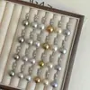 Pendientes Colgantes de Plata de Ley S925 con Perla Swarovski Clásica Estilo Princesa Diana con Circonita Microincrustada, Pendientes de Estilo Popular Novedad 2025 con un Ambiente Elegante