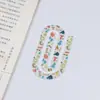 Marcador de Clip de Papel Acrílico Estudiante Libro Cuaderno Clip de Papel Portatarjetas de Libro Producto Terminado con Impresión de Patrón UV