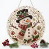 Bestseller internacional Halloween e Natal pingente Papai Noel acrílico pintado diamante pintura pingente decoração, não feito à mão