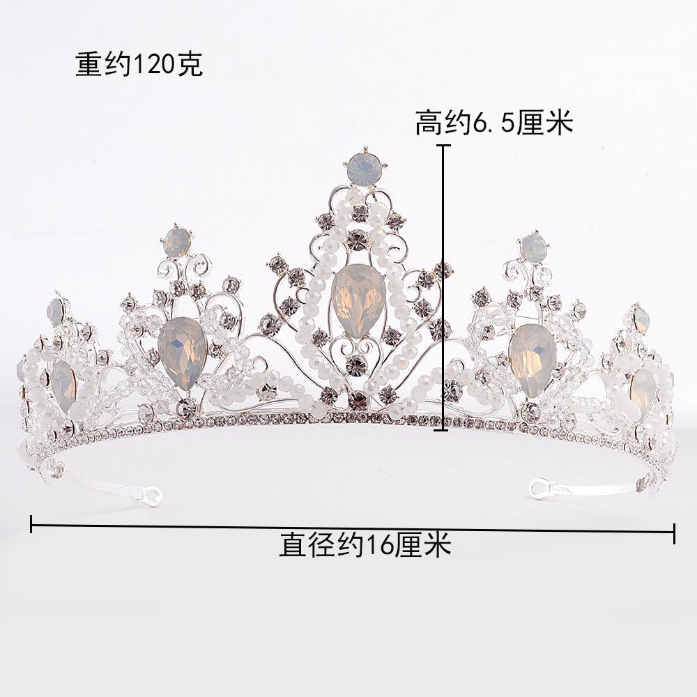 新娘手工皇冠 巴洛克皇冠 水晶皇冠