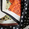 Nuevo Pañuelo de Seda Estampado Digital de Sarga a Doble Cara para Mujer Pañuelo de Flores de Alta Gama Transfronterizo Pañuelo Cuadrado Dulce Fresco para el Pecho Personalizado