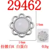 Accesorios Sencillos y Versátiles de Plato de Flor, Piezas de Joyería de Aleación de Flor Coloridas Brillantes Incrustadas con Diamantes Redondos, Materiales Hechos a Mano para Ropa
