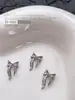 Acessórios Populares Transfronteiriços para Nail Art Laço Branco K, Fitas Versáteis Tridimensionais de Gravata Borboleta de Metal Peças para Decoração de Unhas DIY