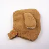 Nuevo sombrero para cachorro sombrero de invierno para niños sombrero de conejo sombrero con orejas sombrero de punto para niños cálido lindo sombrero de terciopelo a prueba de frío