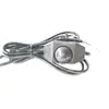 Cable de alimentación con interruptor regulador negro, enchufe plano, cable para interruptor de lámpara de escritorio, perilla de cable, enchufe, cable de 1.8 m, cable no estándar, Zhongshan