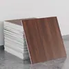Comércio exterior atacado transfronteiriço adesivos de parede imitação de azulejo e madeira, papel de parede decorativo autoadesivo à prova d'água para fundo de cozinha e banheiro