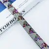 Cuerda de Tira de Vidrio Tubo Redondo de Pedrería Transfronteriza Accesorios para Joyería Accesorios para Ropa Línea de Corbata de Moño Tubo de Pedrería Venta al por Mayor
