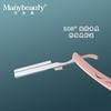 Soporte para cuchillo de depilación de cejas para principiantes rasguño rasguño acero inoxidable cuchillo de afeitar cejas plegable cuchillo de depilación de cejas navaja de cejas