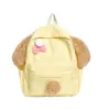 Mochila feminina estilo ins japonês com orelhas fofas, design único, mochila escolar para estudantes com decoração de laço, mochila estilosa