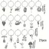 Anillo para copa de vino, abridor de botellas, accesorio para vino, identificador de copa ajustable