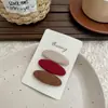 Clip de Pelo Oval Nuevo Coreano Dulce y de Moda Accesorios para el Cabello para Niñas Paquete de Tres No Daña el Cabello Pasador Parte Posterior de la Cabeza Clip para Cabello Roto