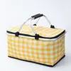 Canasta de picnic en stock cesta aislada cesta plegable cesta de compras de supermercado bolsa de mano para picnic al aire libre camping caja para llevar entrega a domicilio