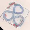 Guirnalda de cuentas de nubes acrílicas bañadas en amor para niños, hecha a mano, collar, pulsera, material, accesorios al por mayor