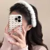 Faixa de Cabelo Pelúcia Estampa de Leopardo Ondulada para Mulheres, Nova Tiara Alta para Lavar o Rosto Outono e Inverno, Elegante Acessório para Styling do Cabelo da Testa