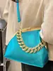 Bolso de Mano con Cadena Texturizada para Mujer, Nuevo Bolso de Hombro Elegante y a la Moda Invierno 2025, Bolso Cruzado Casual Único de Nicho