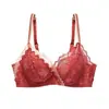 Sujetador Sexy Encaje Bralette Sin Aros Ropa Interior Mujer Push Up Soporte Lateral Ajustable